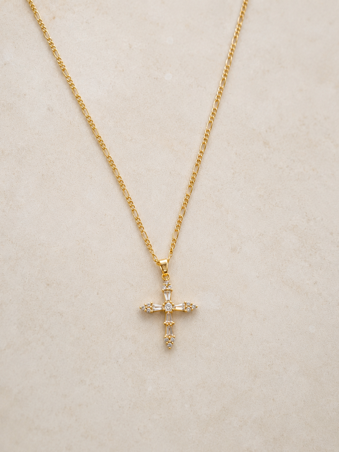 Radiant Cross Necklace