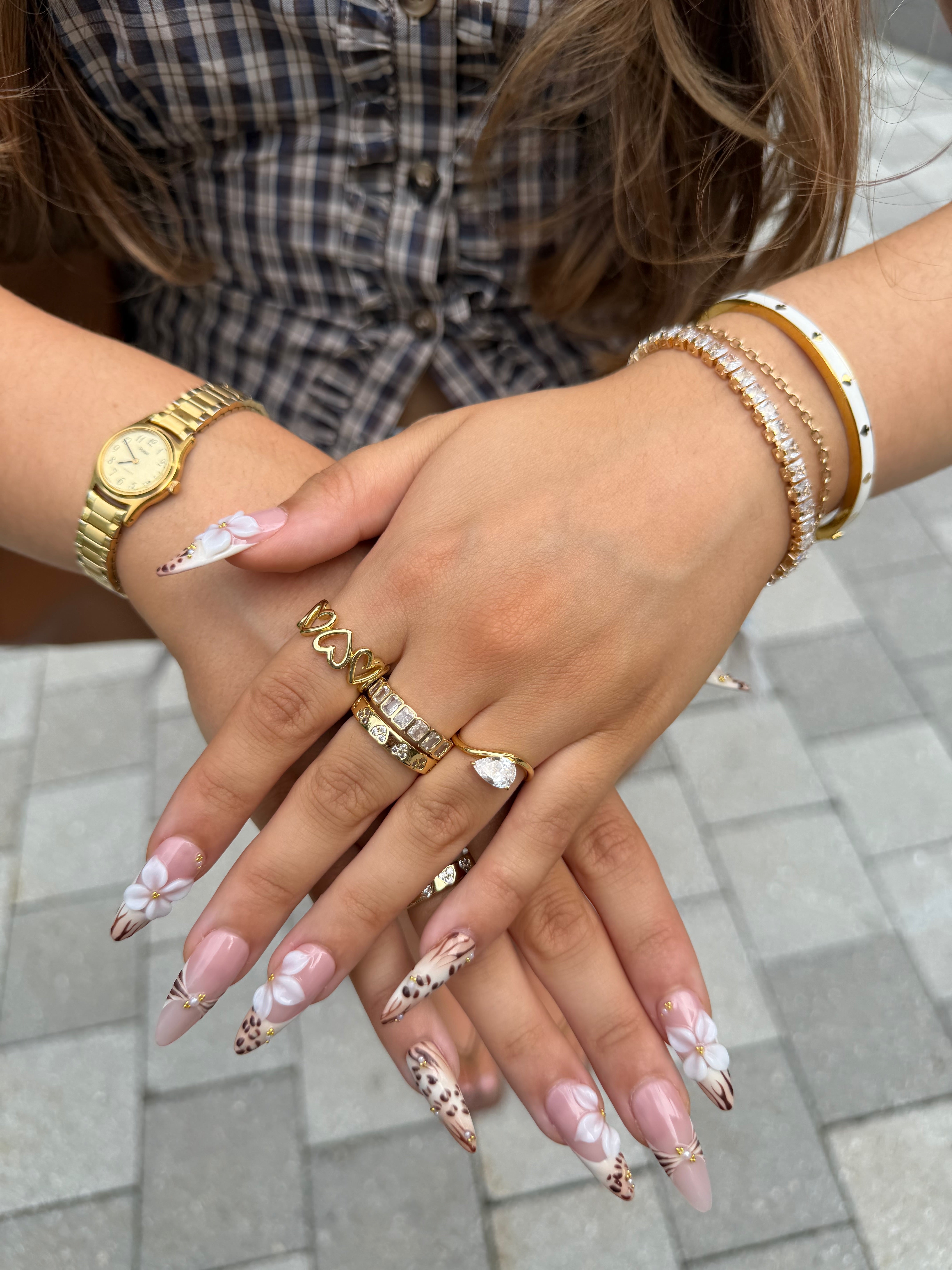 Champagne Tennis Bracelet