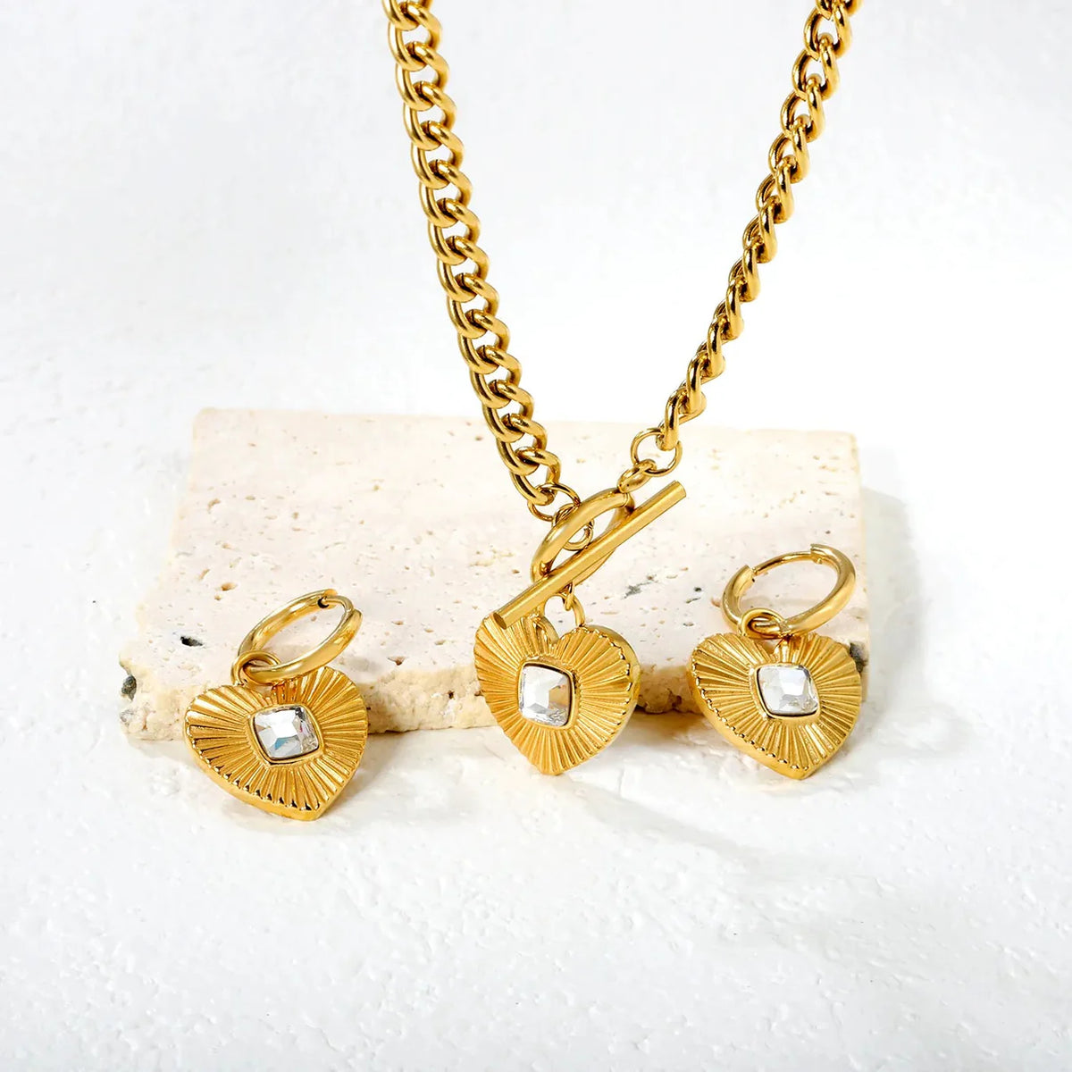 Heartbreaker Necklace And Earring Set | Jewels By Jules