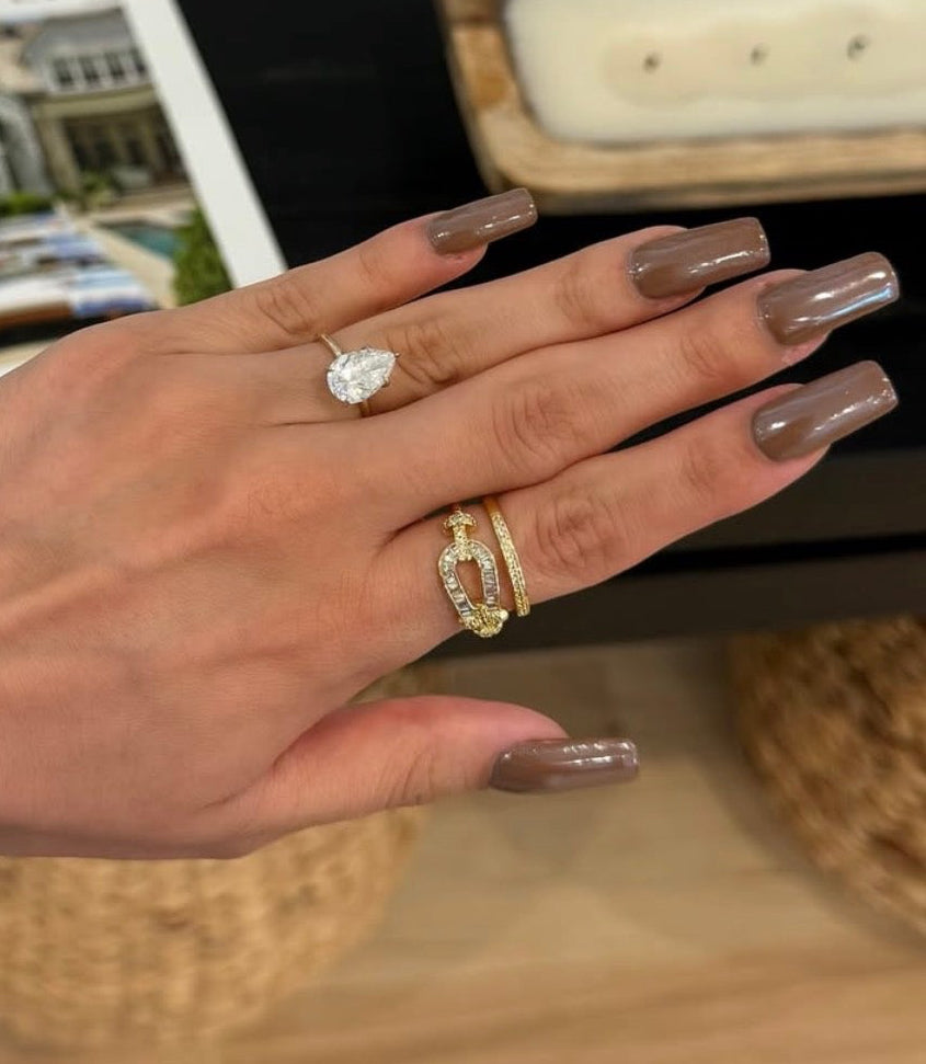 Buckle Up Adjustable Ring