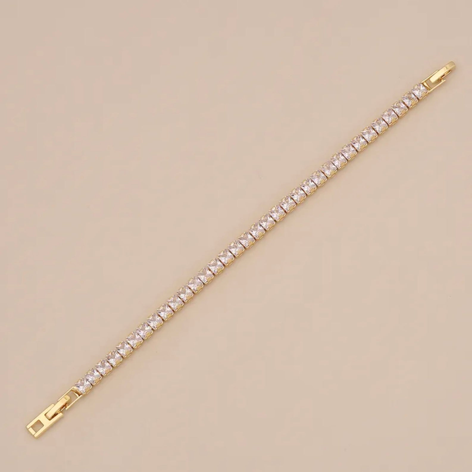 Champagne Tennis Bracelet