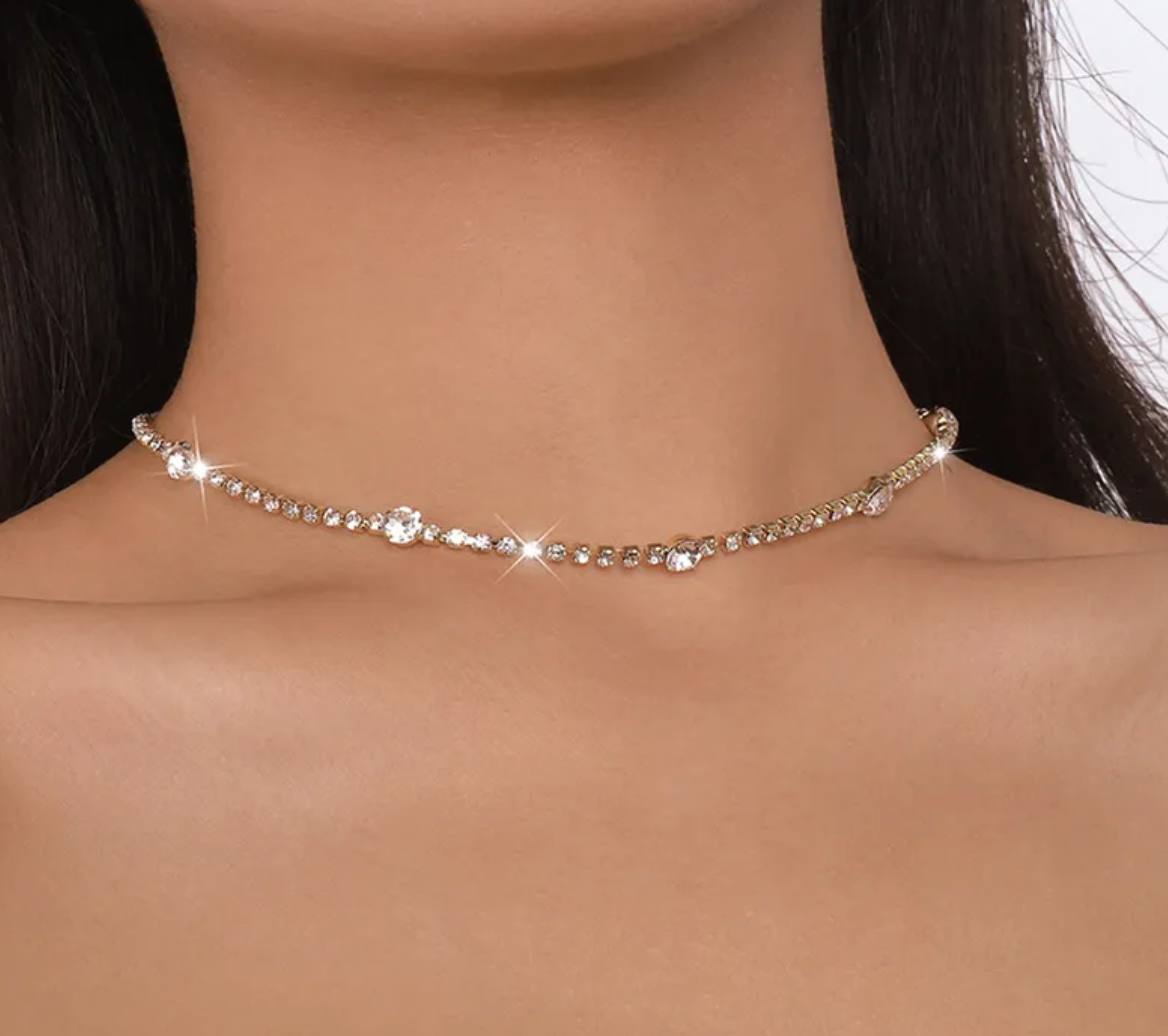 Gold Tennis Choker