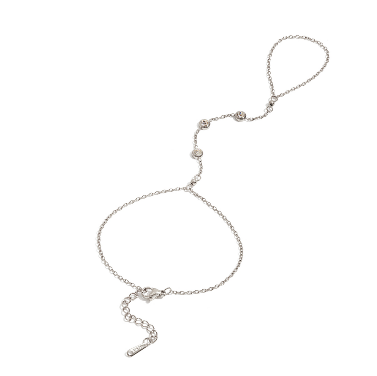 Silver It Girl Diamond Handchain