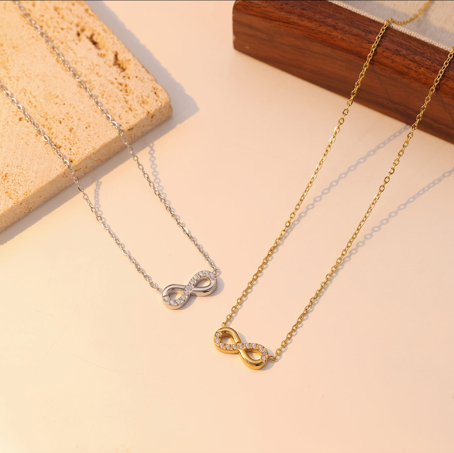 Gold Infinity Necklace