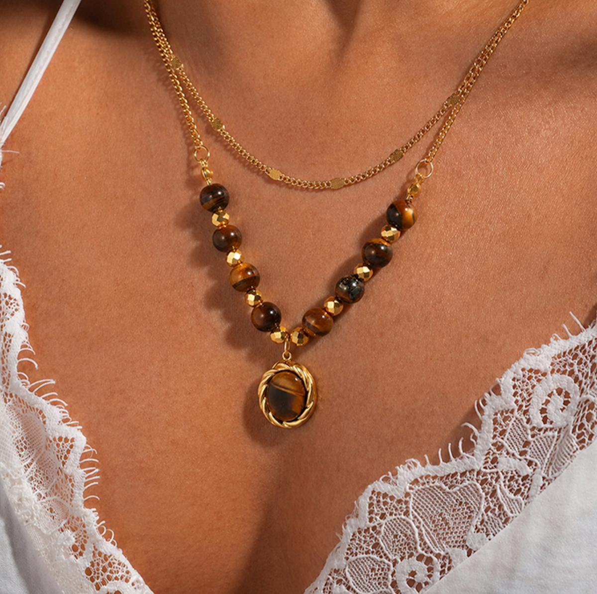 Tiger Eye Necklace